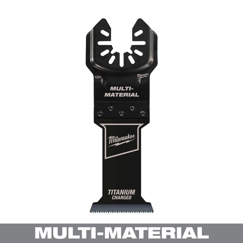 Milwaukee 49-25-1231 1-3/8” Bi-Metal Multi-Material Universal Fit Oscillating Multi-Tool Blade (1 PK)