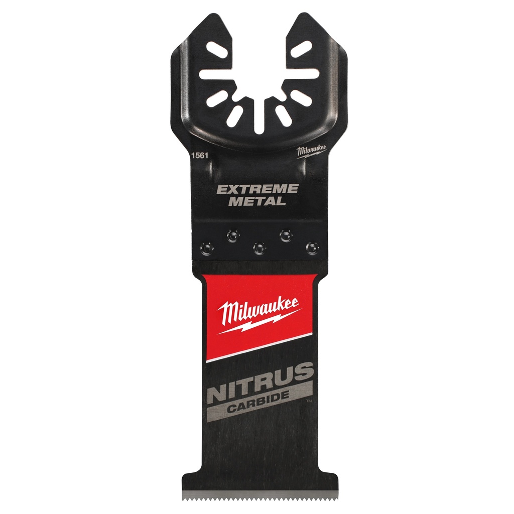 Milwaukee 49-25-1561 1-3/8" NITRUS™ Carbide Extreme Metal Universal Fit Oscillating Multi-Tool Blade (1 PK)