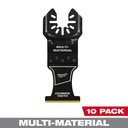Milwaukee 49-25-1529 1-3/8” Carbide Teeth Multi-Material Universal Fit Oscillating Multi-Tool Blade (10 PK)