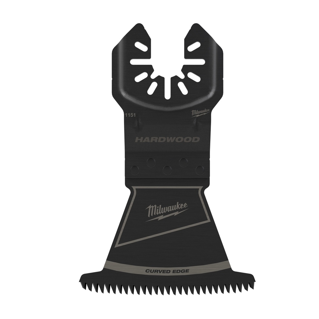 Milwaukee 49-25-1151 2-1/2” High Carbon Steel Precision Tooth Hardwood Universal Fit Oscillating Multi-Tool Blade (1 PK)