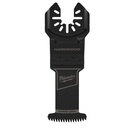 Milwaukee 49-25-1131 1-3/8” High Carbon Steel Precision Tooth Hardwood Universal Fit Oscillating Multi-Tool Blade (1 PK)