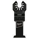 Milwaukee 49-25-1109 1-3/8” High Carbon Steel Wood Universal Fit Oscillating Multi-Tool Blade (10 PK)