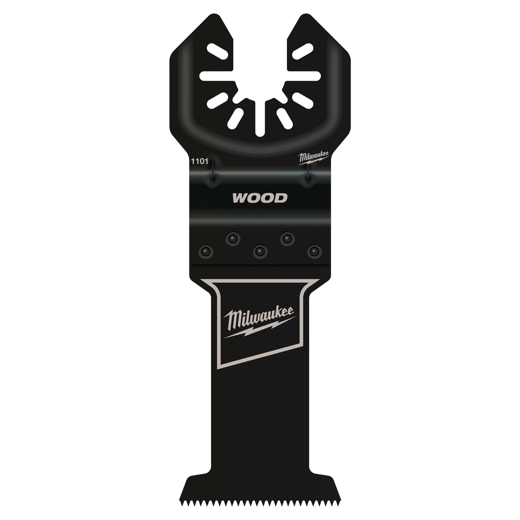 Milwaukee 49-25-1103 1-3/8” High Carbon Steel Wood Universal Fit Oscillating Multi-Tool Blade (3 PK)