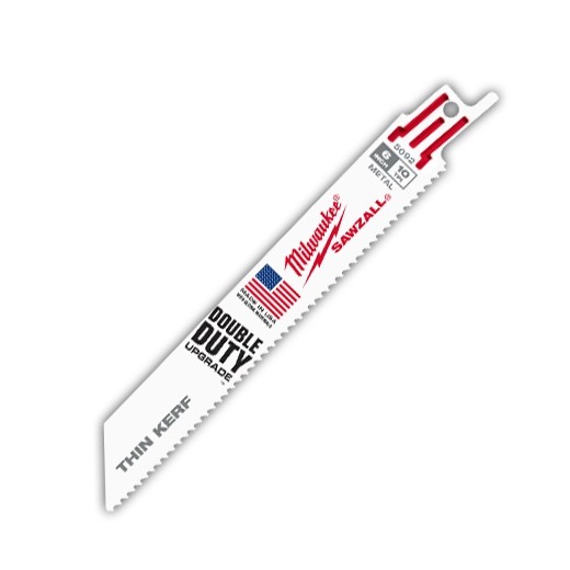 Milwaukee 48-01-7092 6" 10 TPI SAWZALL® Blade for Thick Metal Bulk 100