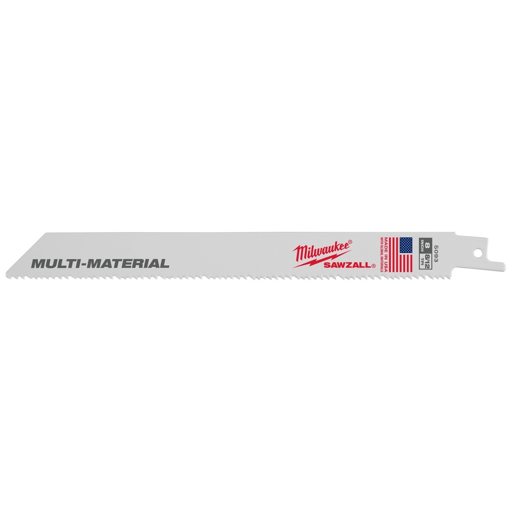 Milwaukee 48-01-2073 8" 8/12 TPI SAWZALL® Blade for Multi-Material Bulk 10
