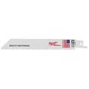 Milwaukee 48-00-5091 6" 8/12 TPI SAWZALL® Blade for Multi-Material (5 PK)