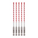 Milwaukee 48-20-9155 5/32" x 4" x 6" SHOCKWAVE™ Impact Duty Carbide Hammer Drill Bits (5 PK)