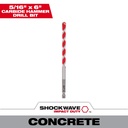 Milwaukee 48-20-9016 5/16" x 4" x 6" SHOCKWAVE™ Impact Duty Carbide Hammer Drill Bit