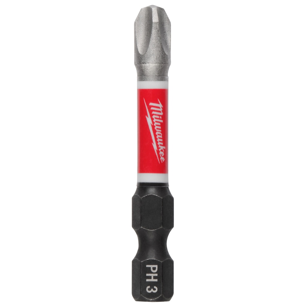 Milwaukee 48-32-4639 SHOCKWAVE™ Impact Duty 2" Phillips #3 Power Bits (5 PK)