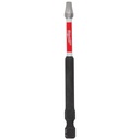 Milwaukee 48-32-4795 SHOCKWAVE™ Impact Duty 3-1/2” Square Recess #2 Power Bits Bulk 25