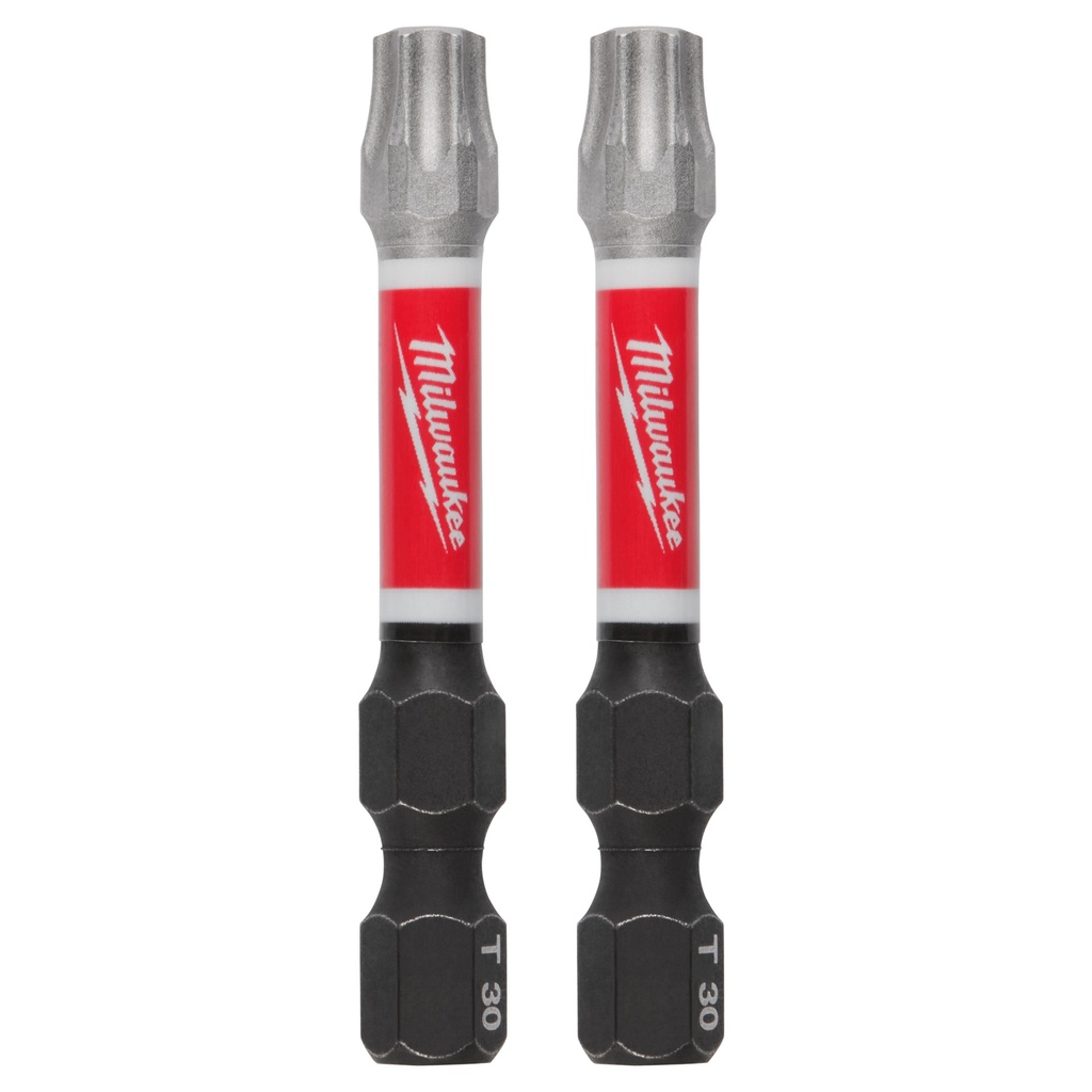 Milwaukee 48-32-4914 SHOCKWAVE™ Impact Duty 2"TORX® T30 Power Bits (2 PK)