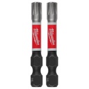 Milwaukee 48-32-4648 SHOCKWAVE™ Impact Duty 2" Specialty Wood Screws Power Bits (2 PK)
