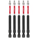 Milwaukee 48-32-4577 SHOCKWAVE™ Impact Duty 3-1/2" TORX® T15 Power Bits (5 PK)
