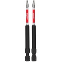 Milwaukee 48-32-4576 SHOCKWAVE™ Impact Duty 3-1/2" TORX® T10 Power Bits (5 PK)