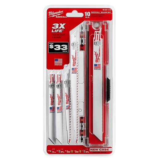 Milwaukee 49-22-1110 SAWZALL® General Purpose 10pc Blade Set