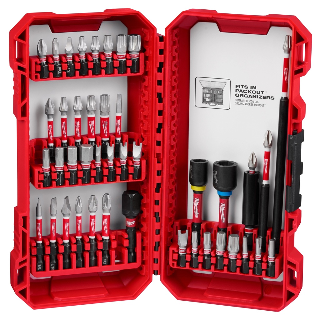 Milwaukee 48-32-4033 43PC SHOCKWAVE™ Impact Duty Driver Bit Auto Set