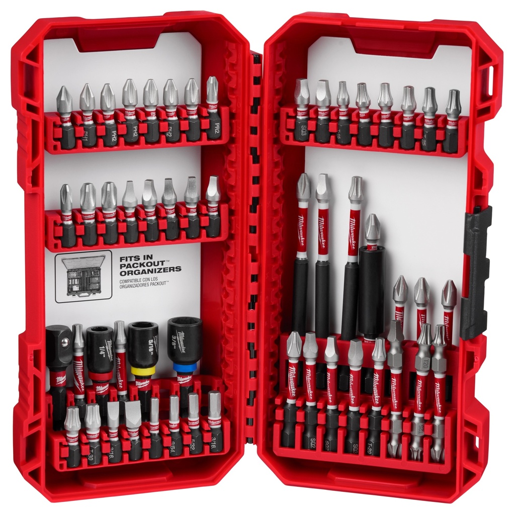 Milwaukee 48-32-4010 54PC SHOCKWAVE™ Impact Duty Driver Bit Set