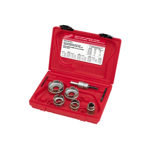 Milwaukee 49-22-8310 7PC Quick Change Carbide Hole Cutter Set