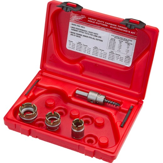 Milwaukee 49-22-8300 5PC Quick Change Carbide Hole Cutter Set