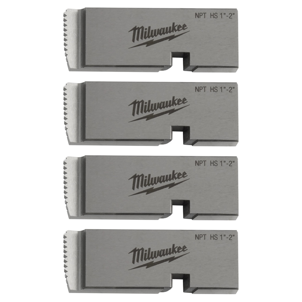 Milwaukee 48-36-1204 1"-2" HIGH SPEED NPT Universal Pipe Threading Dies