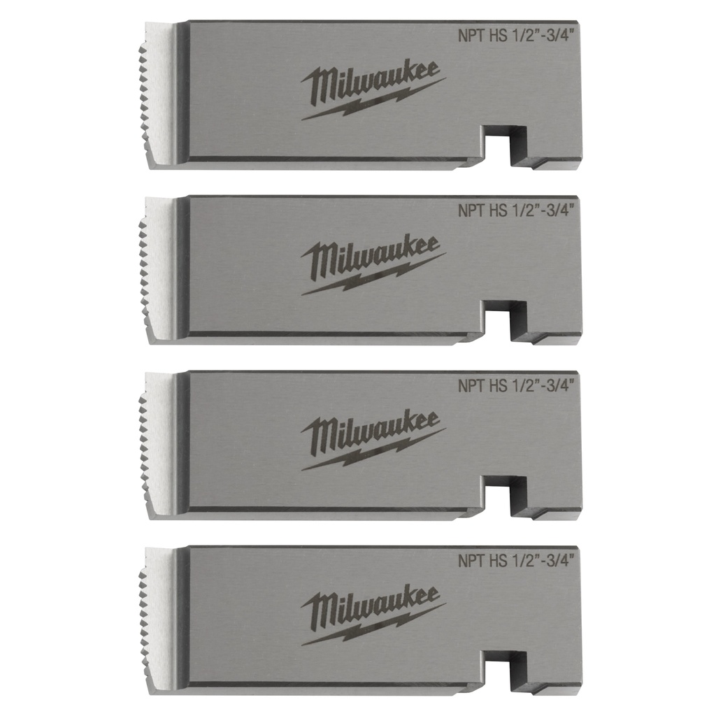 Milwaukee 48-36-1203 1/2"-3/4" High Speed NPT Universal Pipe Threading Dies
