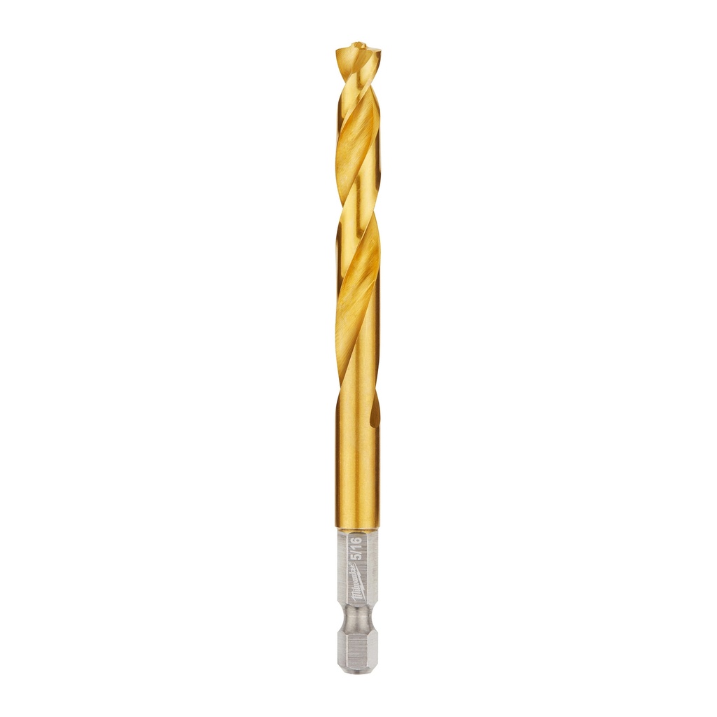 Milwaukee 48-89-4617 5/16" SHOCKWAVE™ Impact Duty RED HELIX™ Titanium Drill Bit