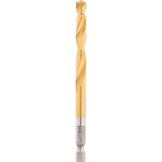 Milwaukee 48-89-4616 19/64" SHOCKWAVE™ Impact Duty RED HELIX™ Titanium Drill Bit