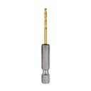 Milwaukee 48-89-4602 5/64" SHOCKWAVE™ Impact Duty RED HELIX™ Titanium Drill Bit