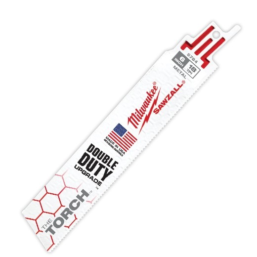Milwaukee 48-01-7784 6" 18 TPI TORCH™ SAWZALL® Blade for Medium Metal Bulk 100