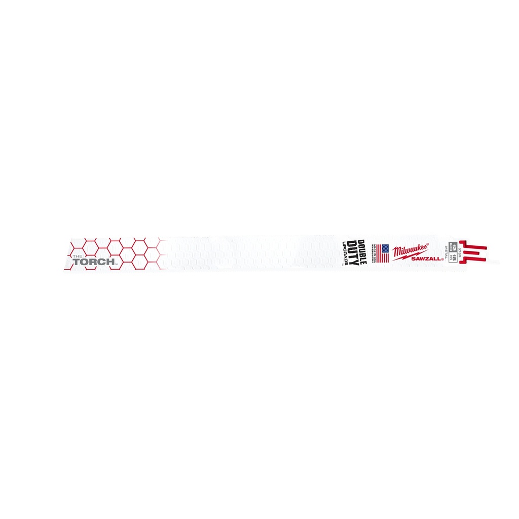 Milwaukee 48-01-2789 12" 18 TPI TORCH™ SAWZALL® Blade for Medium Metal Bulk 25