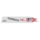 Milwaukee 48-00-5712 6" 10 TPI TORCH™ SAWZALL® Blade for Thick Metal (5 PK)