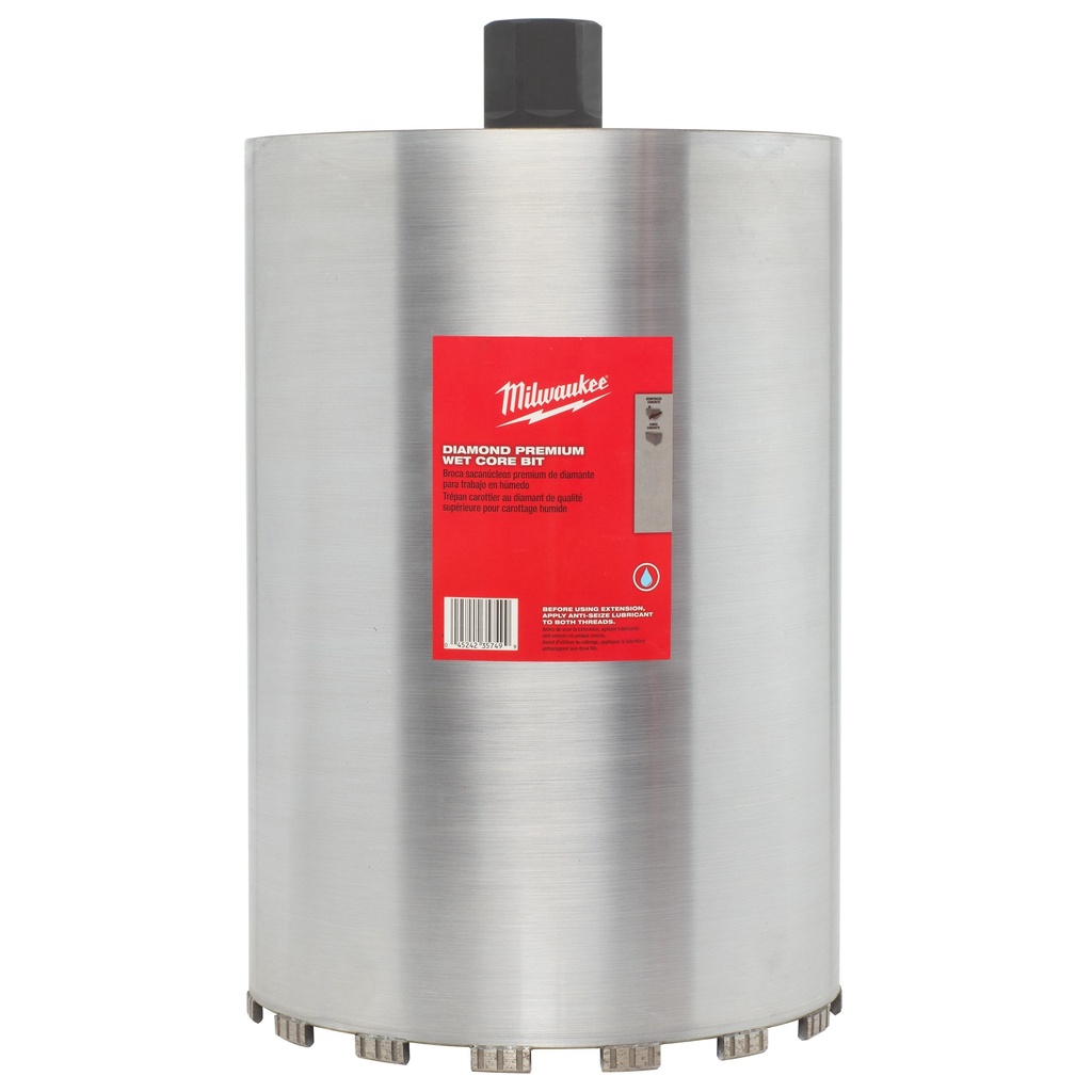 Milwaukee 48-17-3100 10" Diamond Premium Wet Core Bit