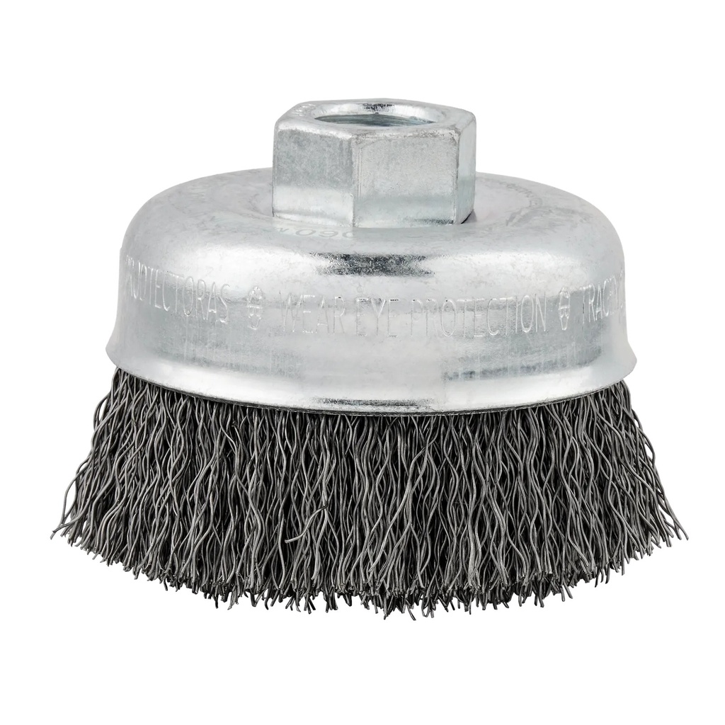 Milwaukee 48-52-5060 3" Crimped Wire Cup Brush- Carbon Steel