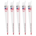 Milwaukee 48-00-5035 6" 5 TPI SAWZALL® Blade for Wood with Nails (5 PK)