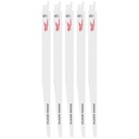 Milwaukee 48-00-5017 12" 6 TPI Fleam Ground SAWZALL® Blade for Clean Wood (5 PK)