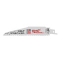 Milwaukee 48-00-5701 6" 7/11 TPI WRECKER™ SAWZALL® Blade for Multi-Material (5 PK)
