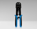 Jonard UC-4511 RJ45 & RJ11/12 Modular Pass-through Crimper with Tail Crimping Slots