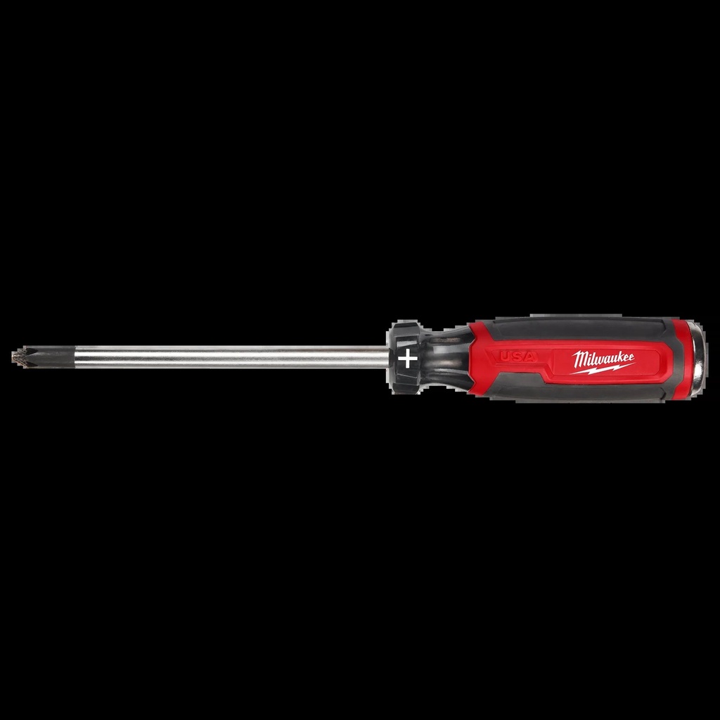 Milwaukee MT205 #2 Phillips 6" Cushion Grip Demolition Screwdriver (USA)