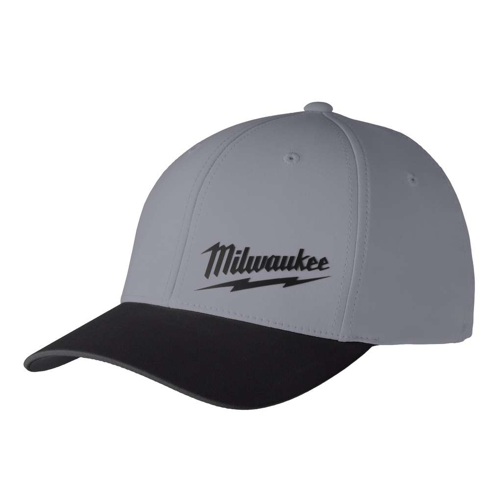 Milwaukee 507DG-LXL WORKSKIN™ Performance Fitted Hat | Dark Gray, Large/X-Large