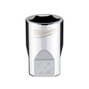 Milwaukee 45-34-9038 1/4" Drive 12mm Metric Socket with FOUR FLAT™ Sides