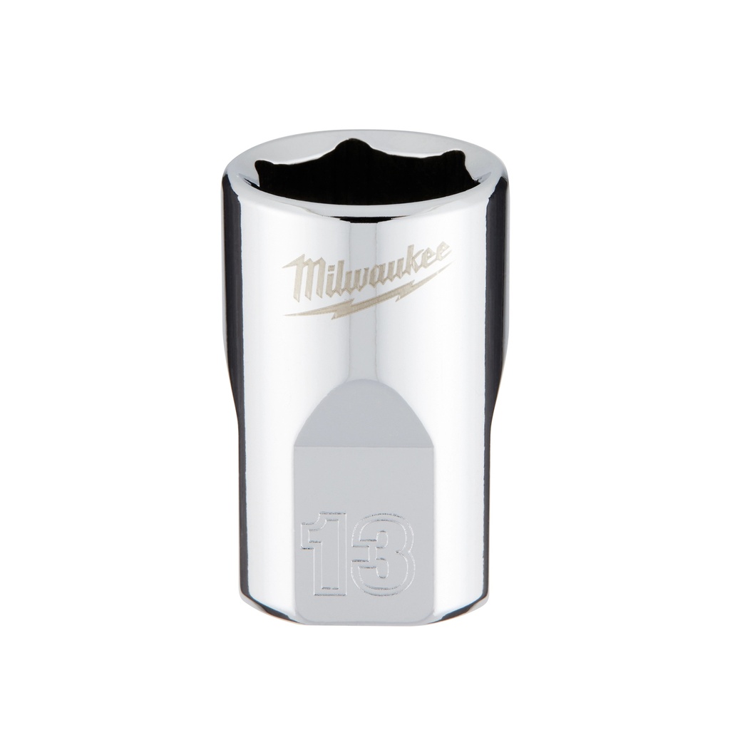 Milwaukee 45-34-9083 3/8" Drive 13mm Metric Socket with FOUR FLAT™ Sides