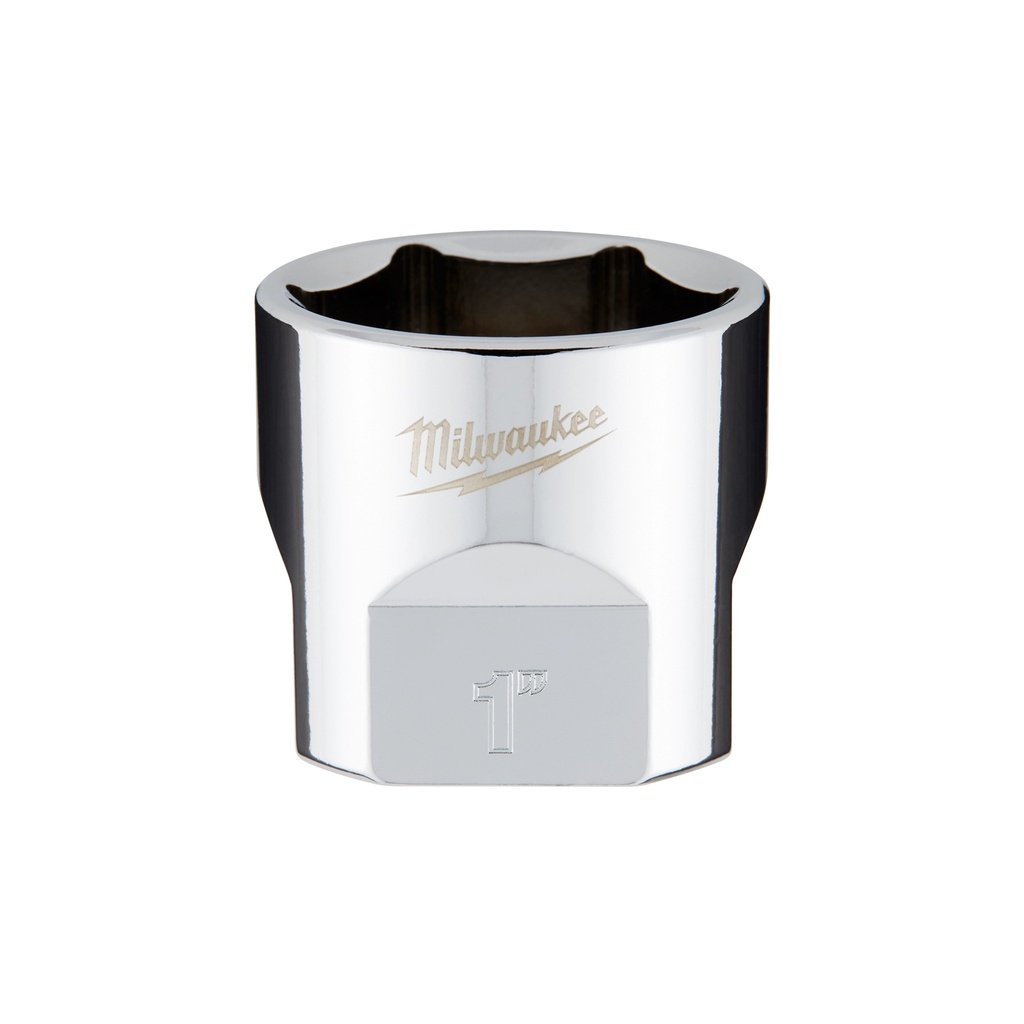 Milwaukee 45-34-9072 3/8" Drive 1" SAE Socket with FOUR FLAT™ Sides