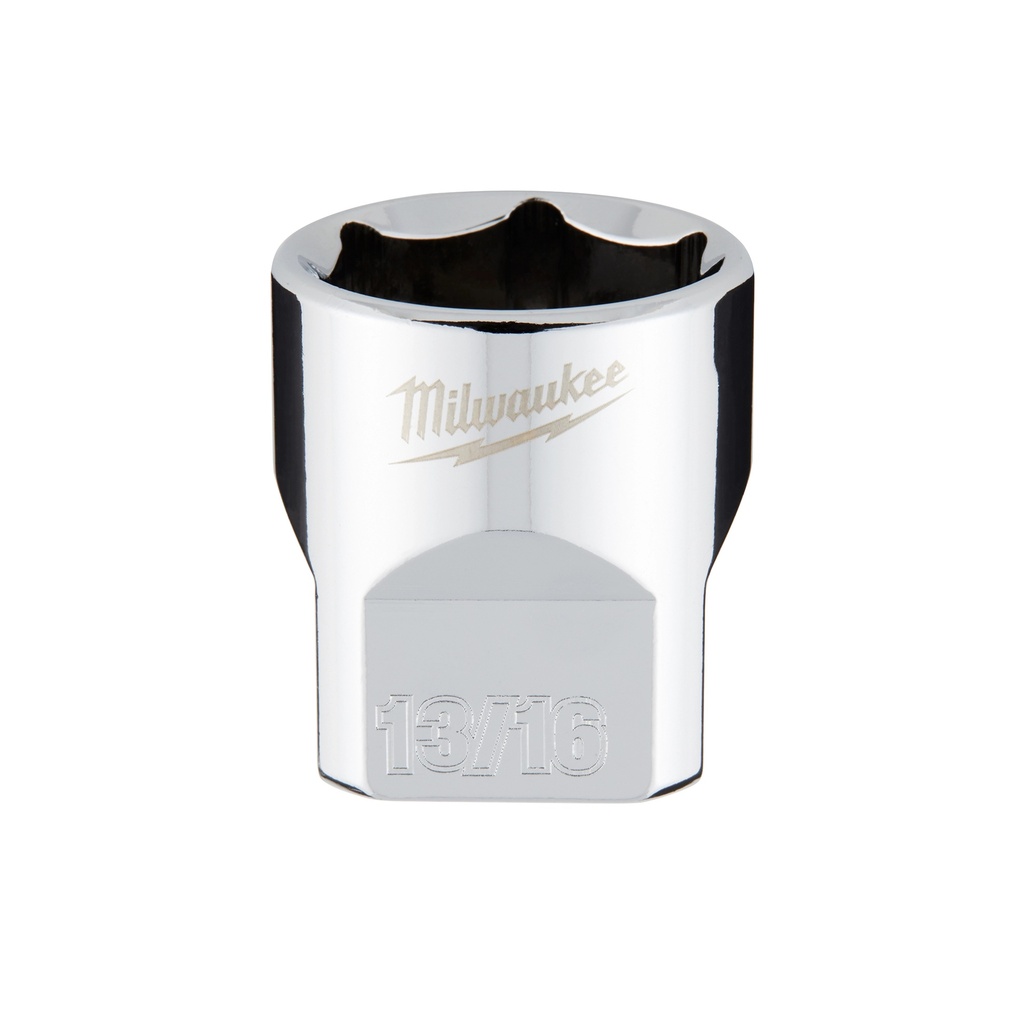 Milwaukee 45-34-9069 3/8" Drive 13/16" SAE Socket with FOUR FLAT™ Sides