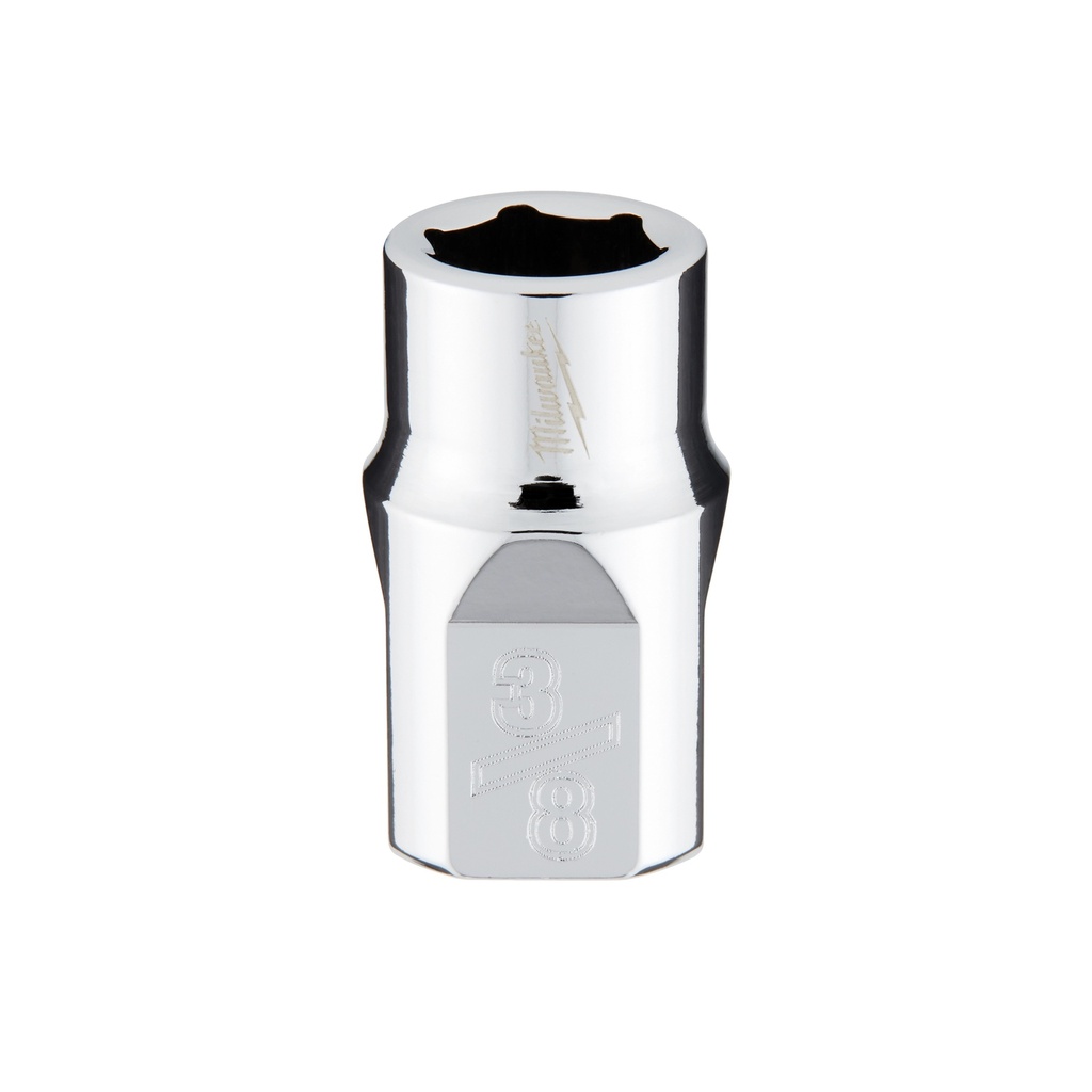 Milwaukee 45-34-9062 3/8" Drive 3/8" SAE Socket with FOUR FLAT™ Sides