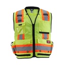 Milwaukee 48-73-5161 Class 2 Surveyor's High Visibility Yellow Safety Vest - S/M