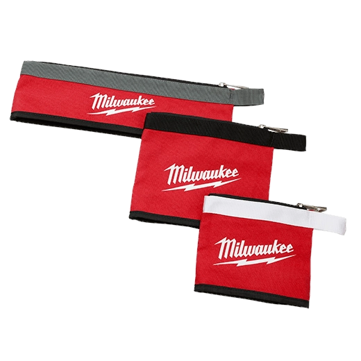 Milwaukee 48-22-8183 3PC Multi-Size Zipper Pouches