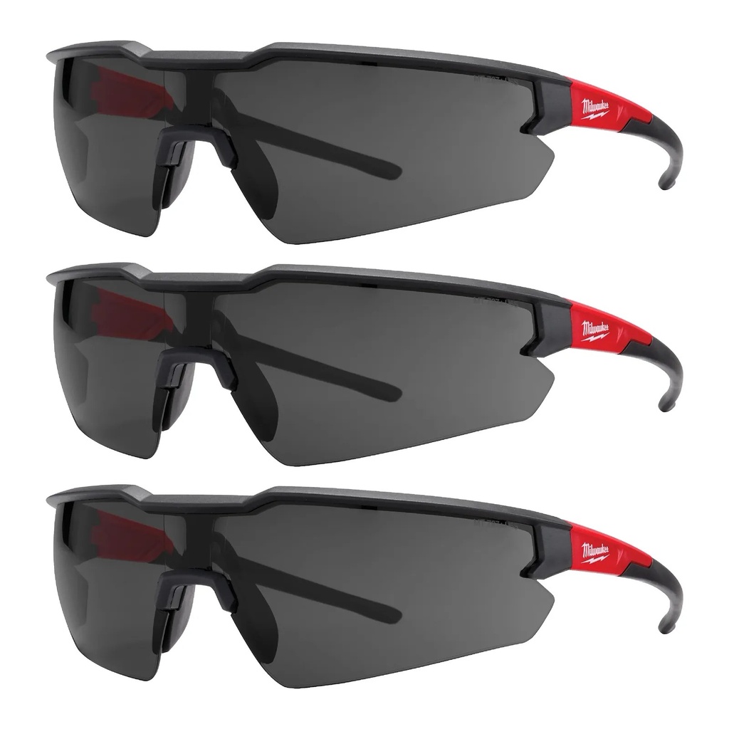 Milwaukee 48-73-2054 3PK Safety Glasses - Tinted Anti-Scratch Lenses