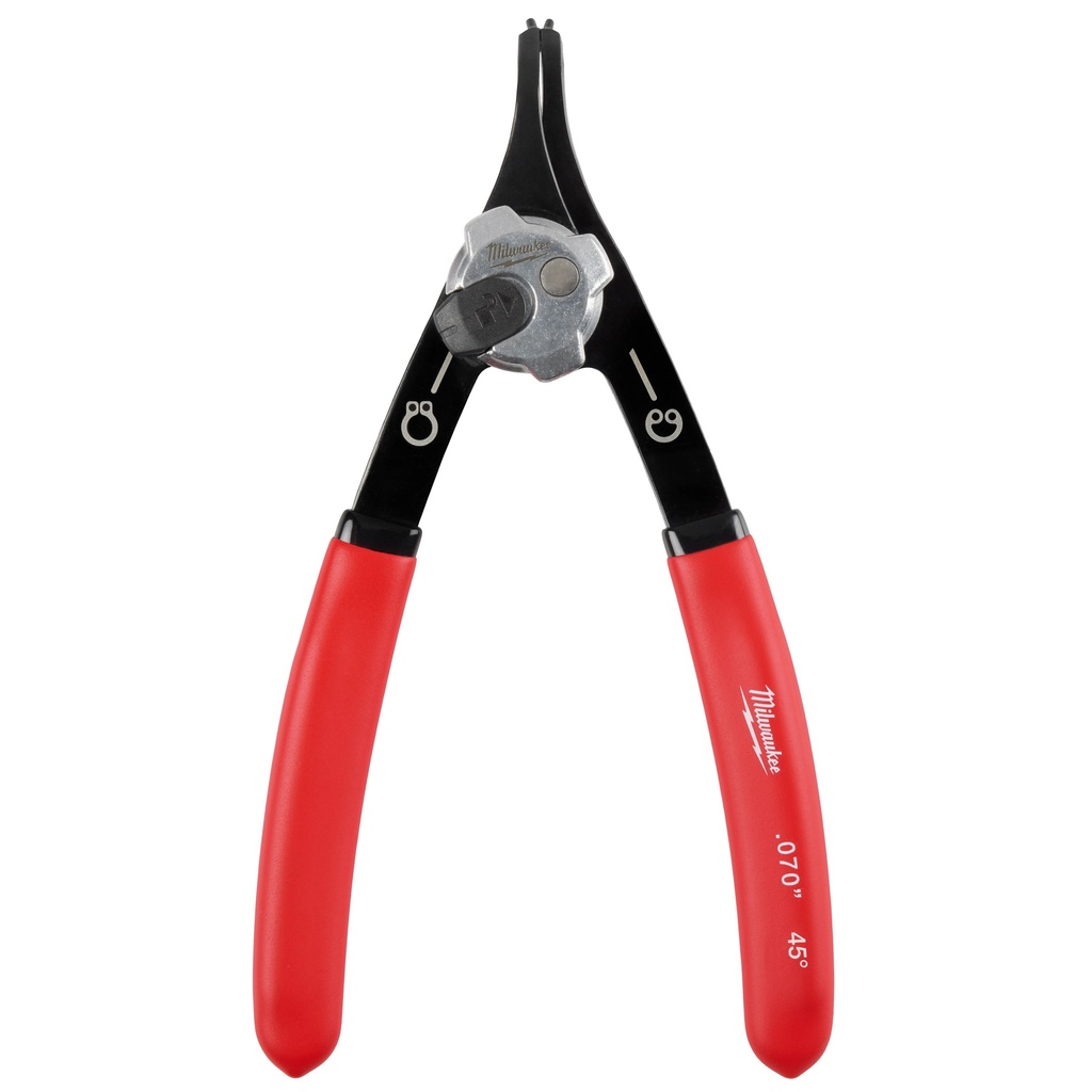 Milwaukee 48-22-6537 .070" Convertible Snap Ring Pliers - 45°