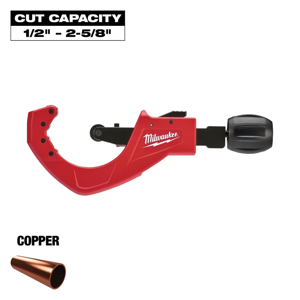Milwaukee 48-22-4253 2-1/2" Quick Adjust Copper Tubing Cutter