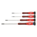 Milwaukee 48-22-2604 4 PC Precision Screwdriver Set
